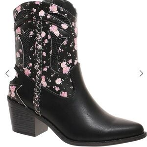 Willow Floral Booties